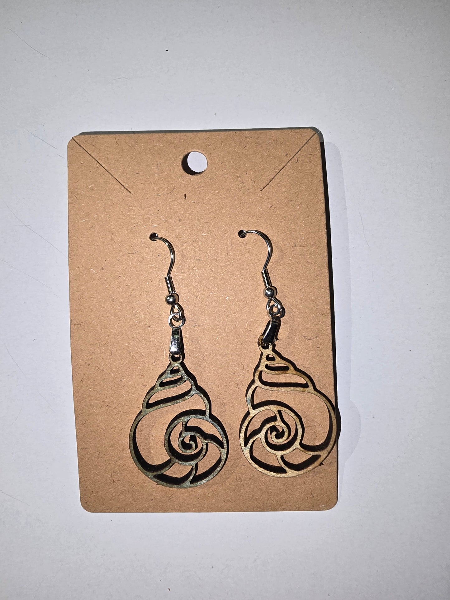 Spiral Shell earrings