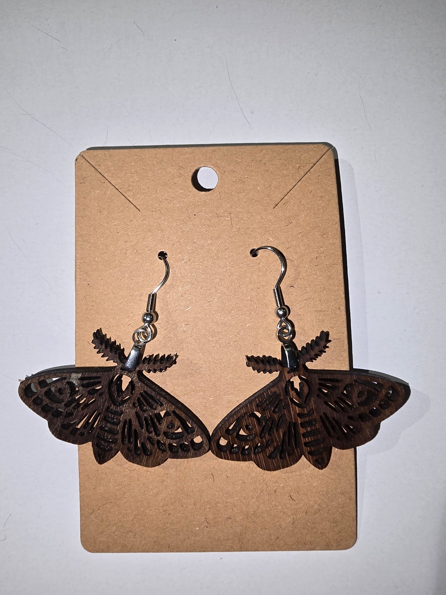 Moth earrings
