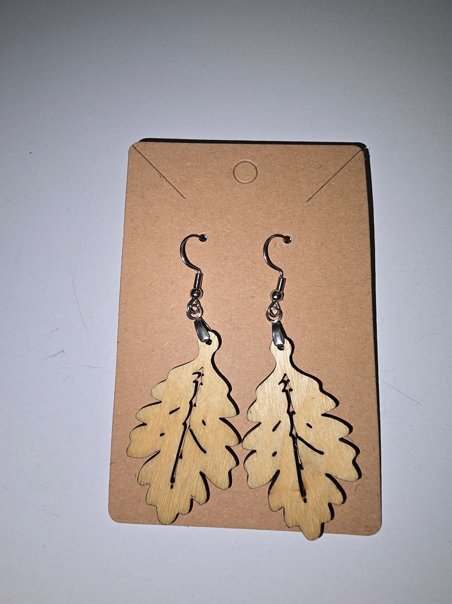Autumn Oak Leaf earrings