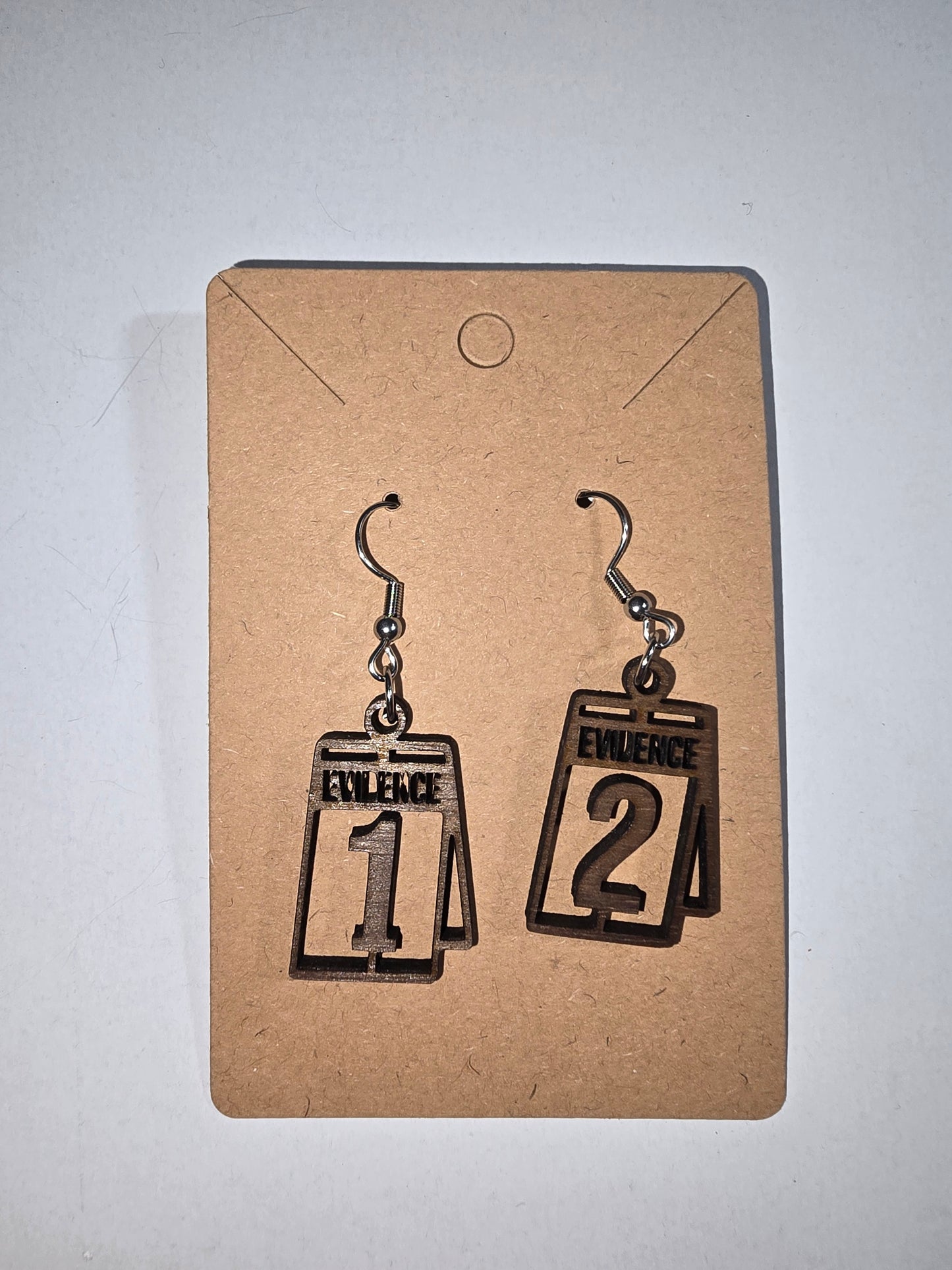 Evidence Marker Earrings