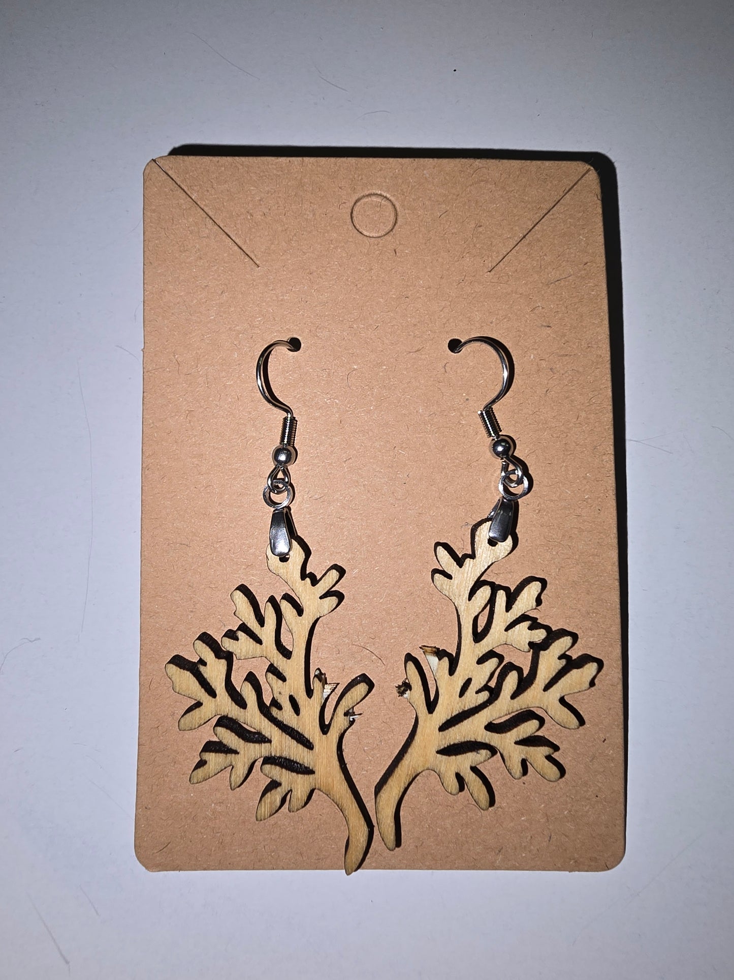 Coral earrings