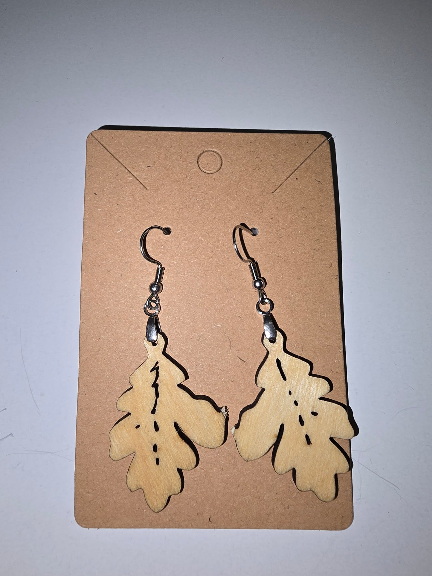 Laser Cut leaf Earrings