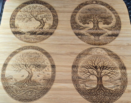 Four seasons Charcuterie Board Two Sided