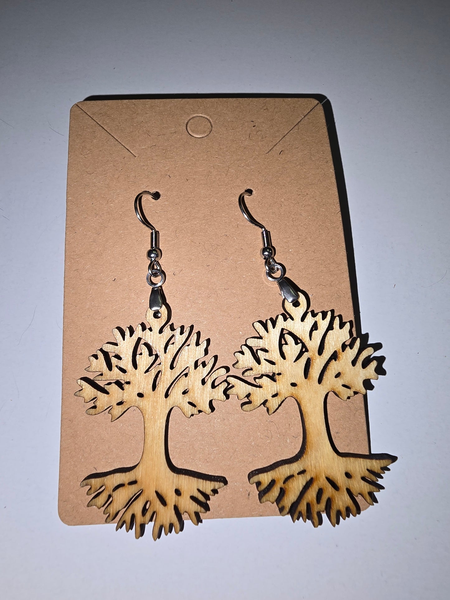 Laser Cut tree of life Earrings