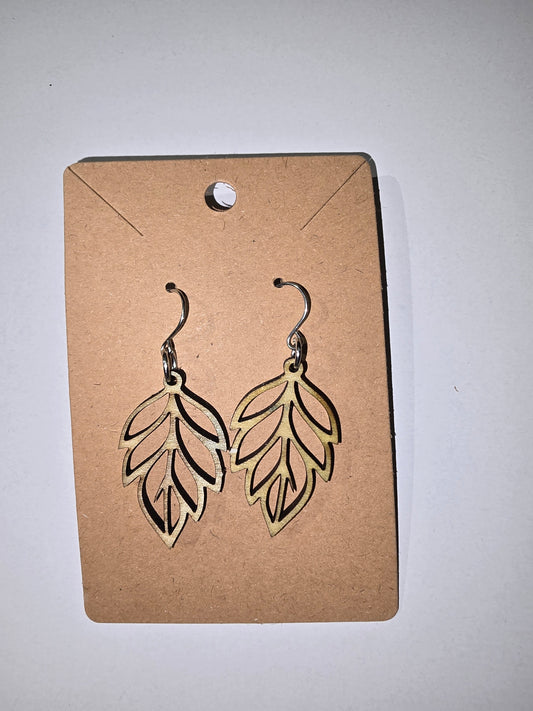 Skeleton Leaf earrings