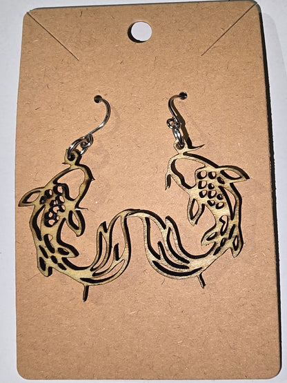 Koi earrings