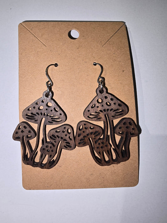 Spotted Mushroom Grove earrings