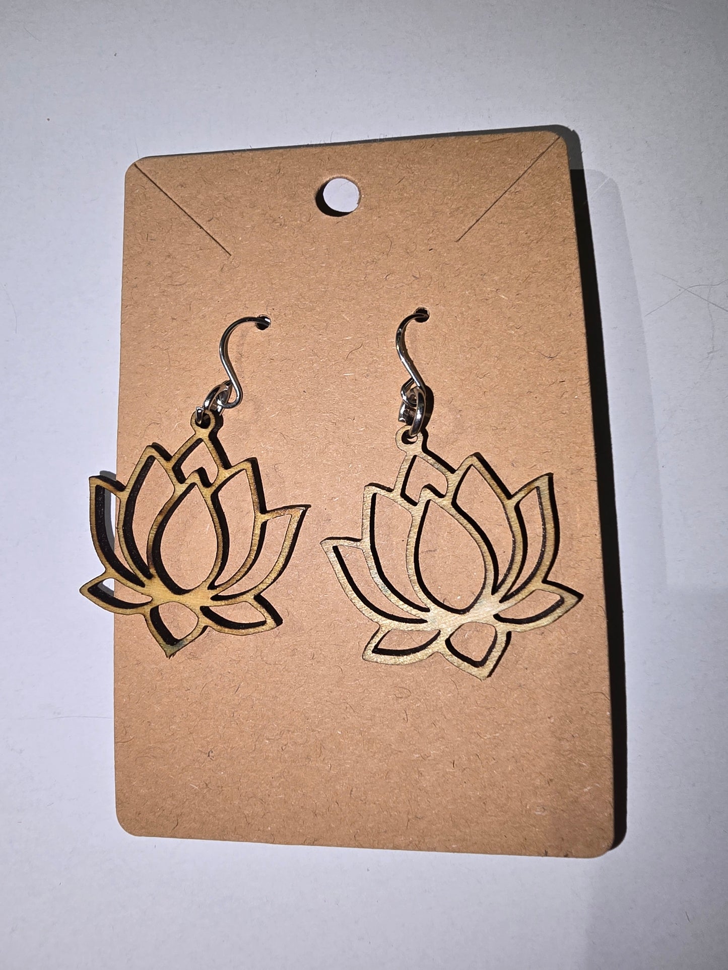 Lotus earrings