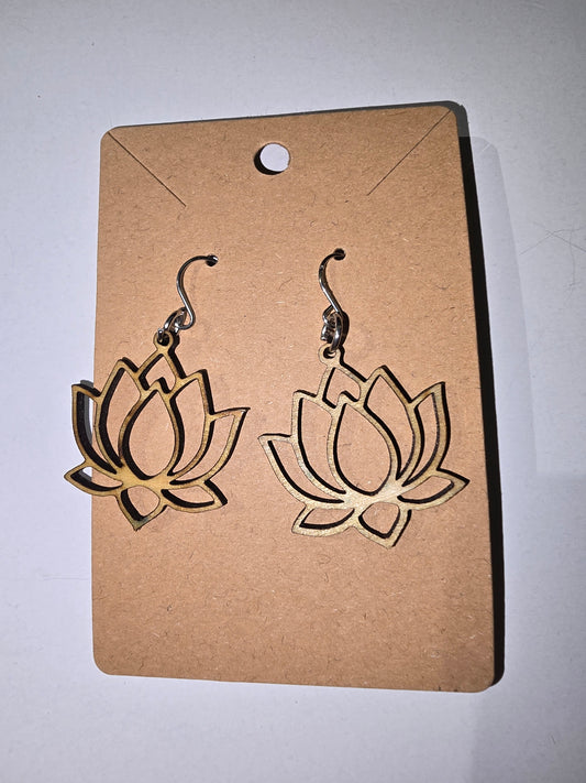 Lotus earrings