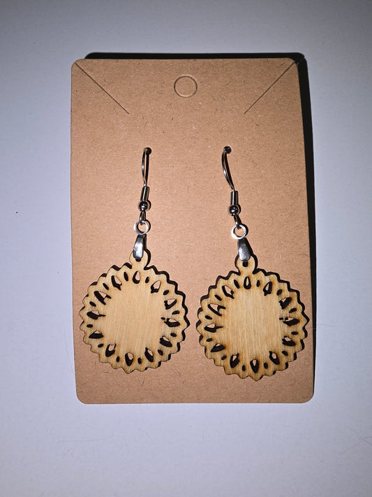 Lace Medallion earrings