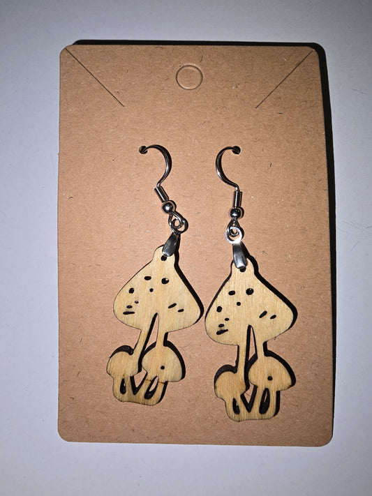 Wild Mushroom earrings