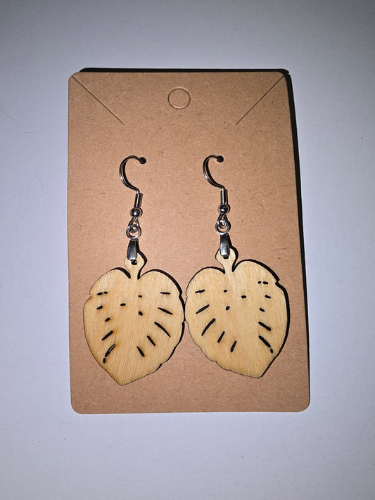 Tropical Leaf earrings