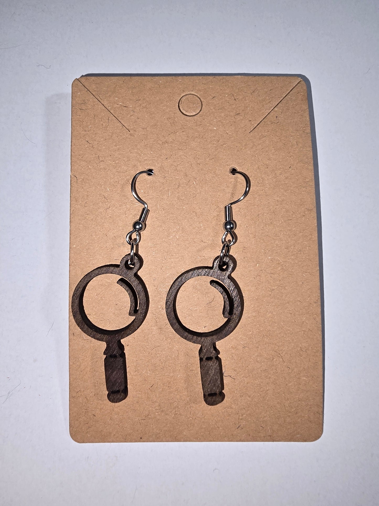 Magnifying Glass earrings