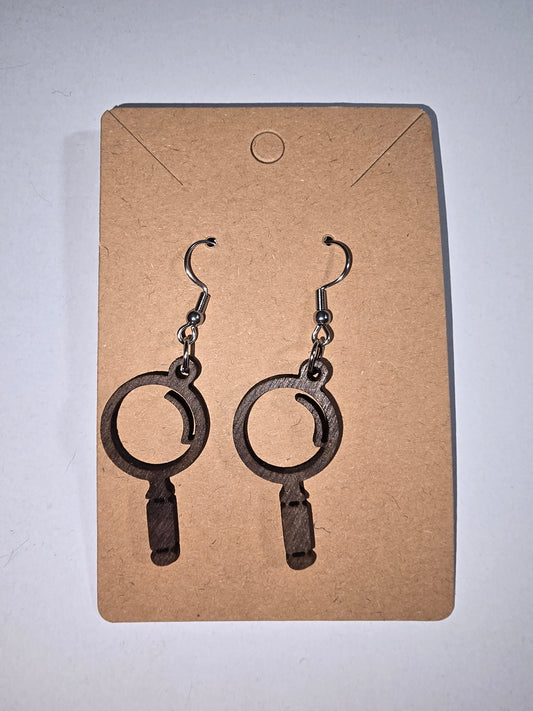 Magnifying Glass earrings