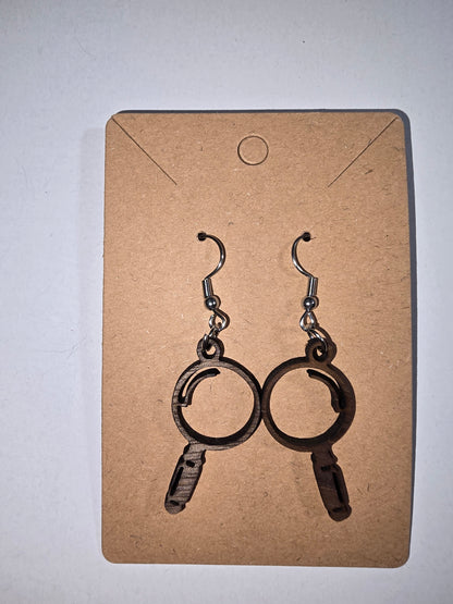 Magnifying Glass earrings