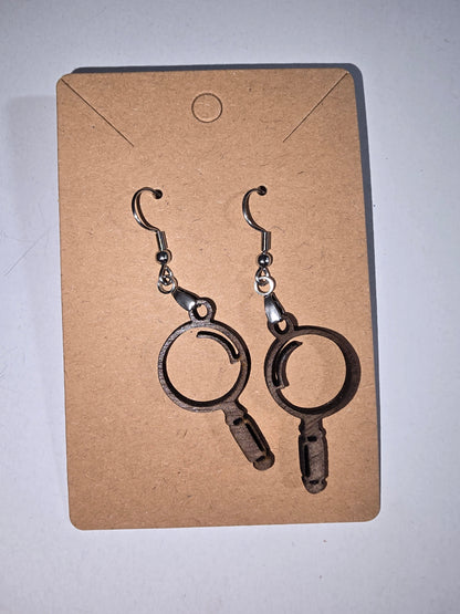 Magnifying Glass earrings