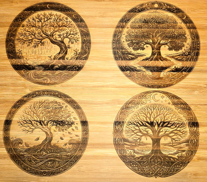 Four seasons Charcuterie Board Two Sided