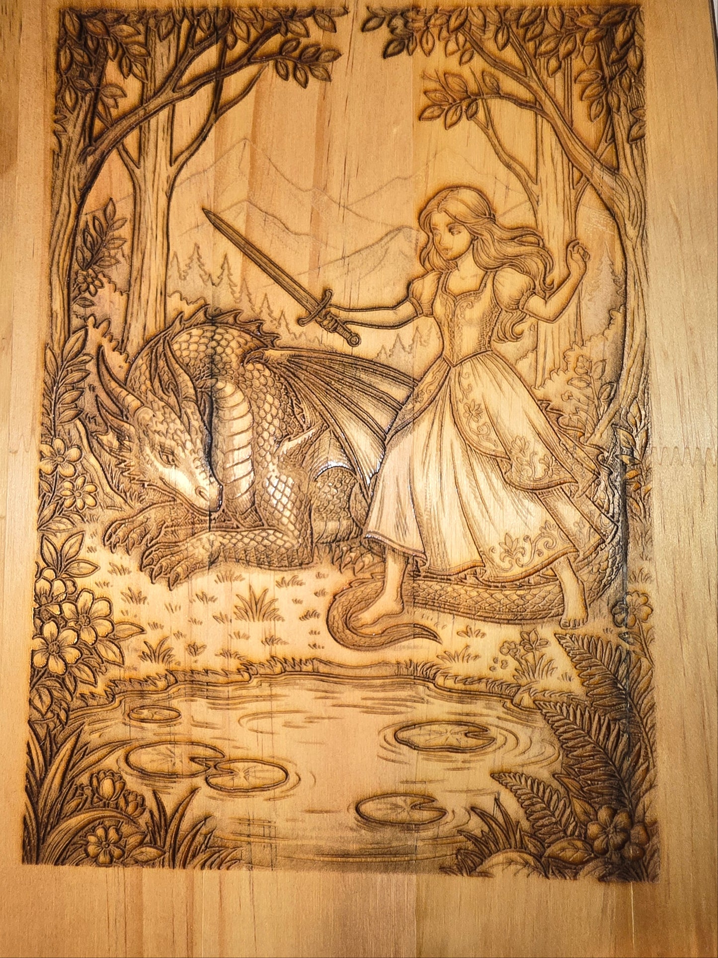 Princess Charcuterie Board Two Sided