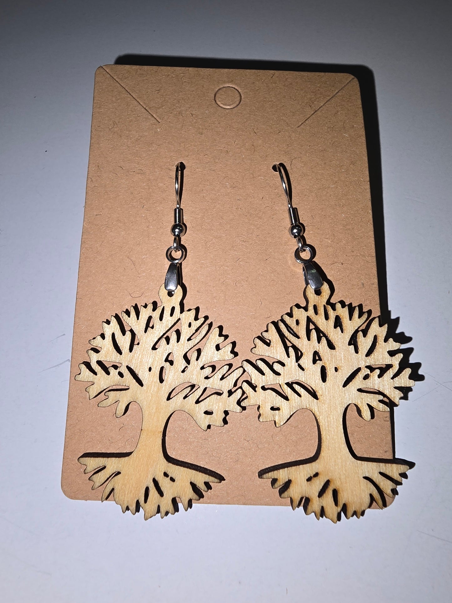 Laser Cut tree of life Earrings
