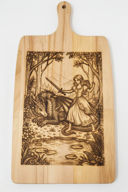 Princess Charcuterie Board Two Sided