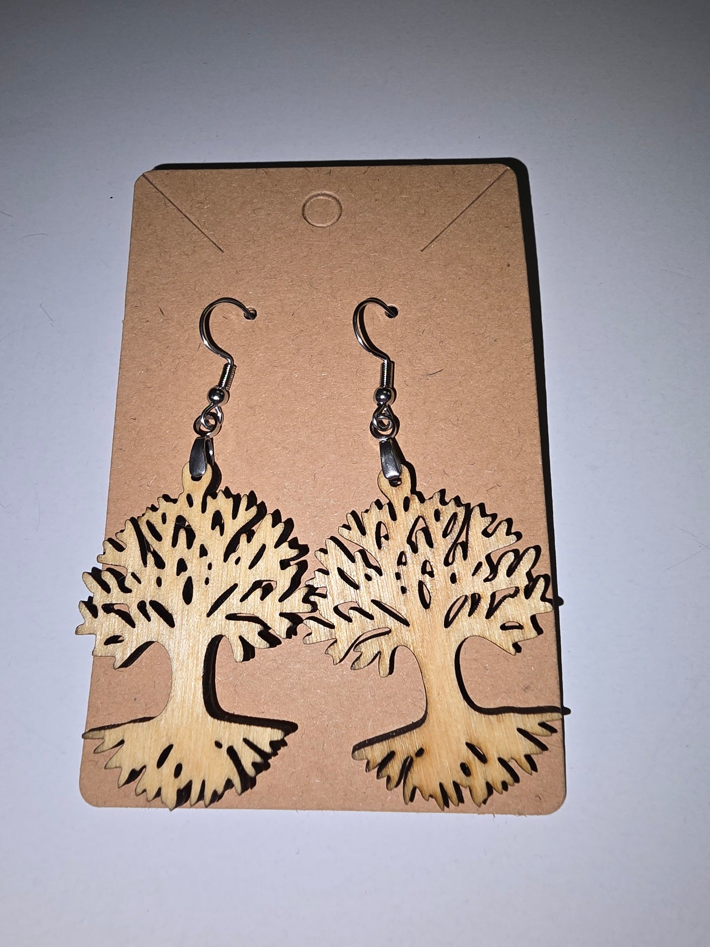 Laser Cut tree of life Earrings