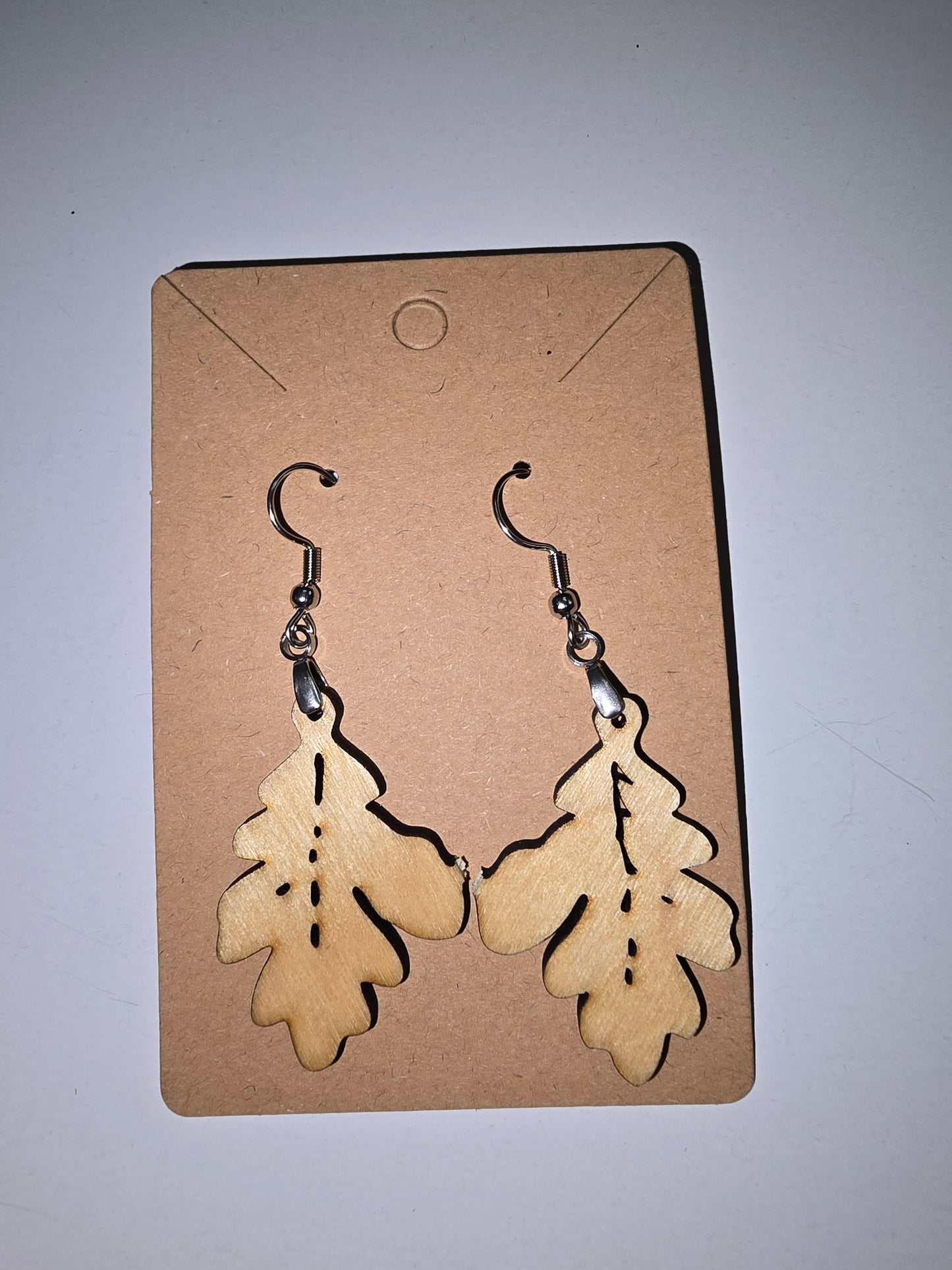 Laser Cut leaf Earrings