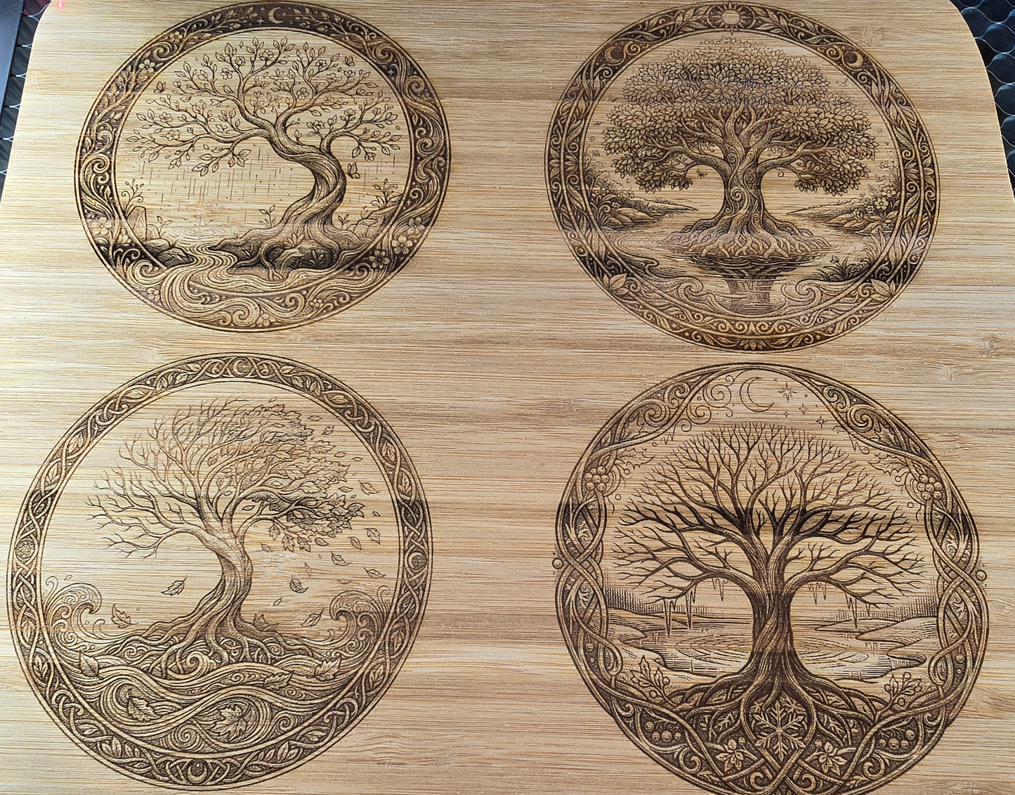 Four seasons Charcuterie Board Two Sided