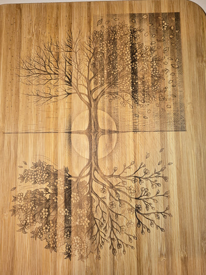 Four seasons Charcuterie Board Two Sided