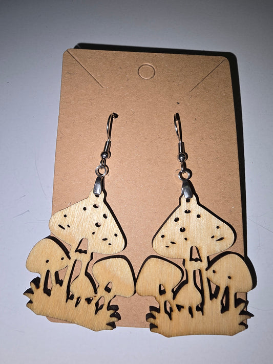 Laser cut earrings